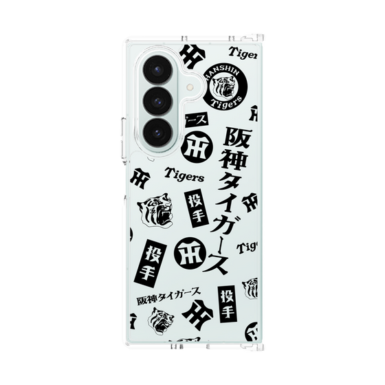 クリアケース［ 阪神タイガース - レトロ風デザインパターン - 投手 ］