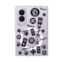 クリアケース［ 阪神タイガース - レトロ風デザインパターン - 投手 ］