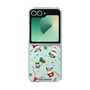 クリアケース［ ポムポムプリン＆シナモン＆ポチャッコ - Xmas - パターン ］