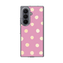 クリアケース［ 水彩ドット・レトロカラー - Pink ］