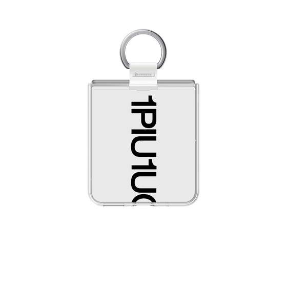 クリアケース［ 1PIU1UGUALE3 - Logo Bold - Black ］