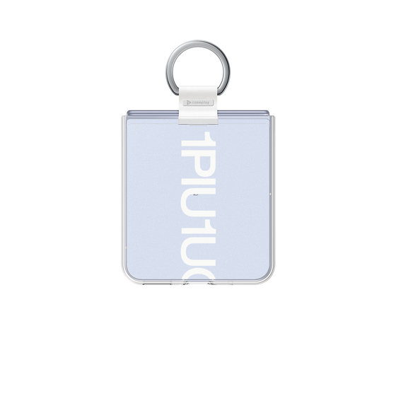 クリアケース［ 1PIU1UGUALE3 - Logo Bold -White ］