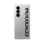 クリアケース［ 1PIU1UGUALE3 - Logo - Black ］