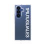 クリアケース［ 1PIU1UGUALE3 - Logo - White ］
