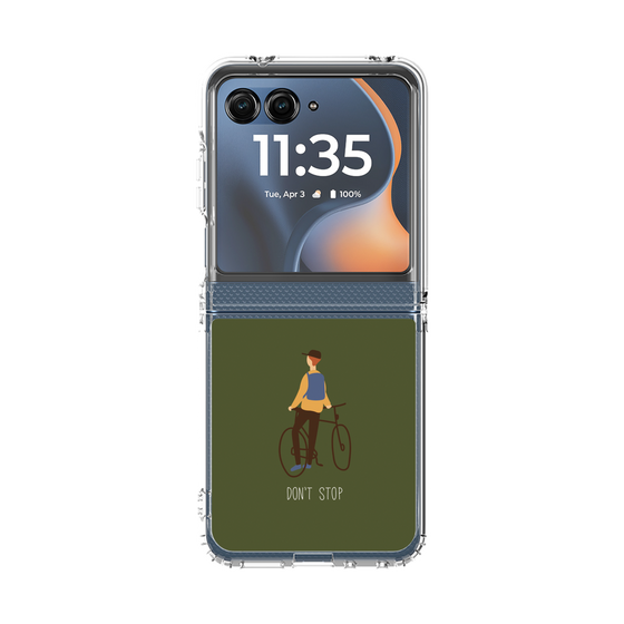 クリアケース［ Dont stop - Green ］