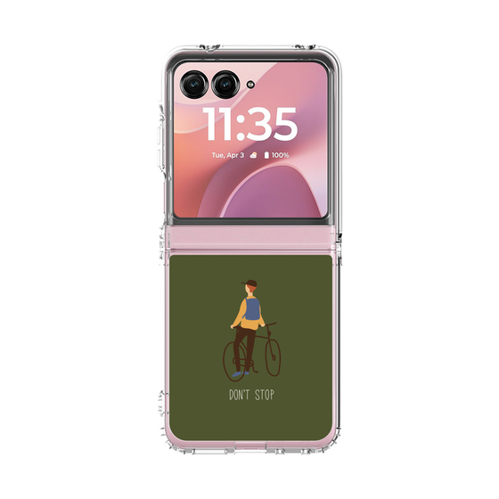クリアケース［ Dont stop - Green ］