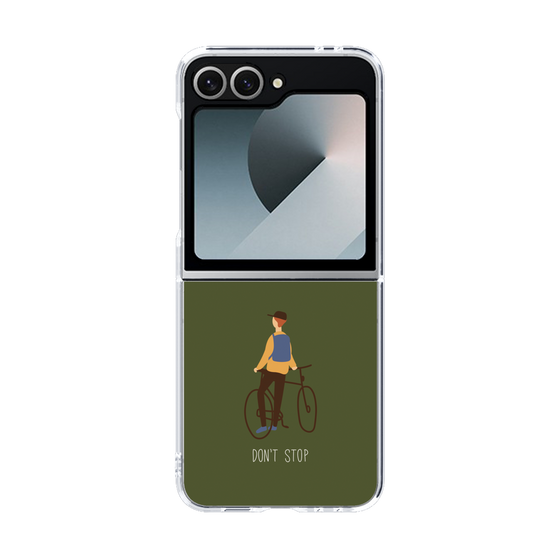クリアケース［ Dont stop - Green ］