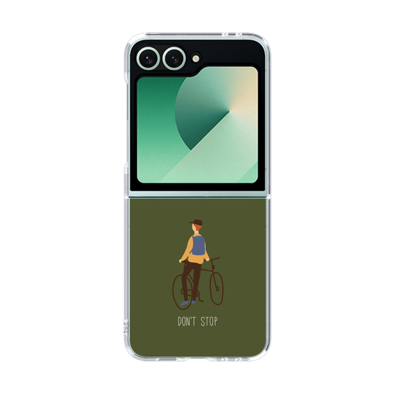 クリアケース［ Dont stop - Green ］