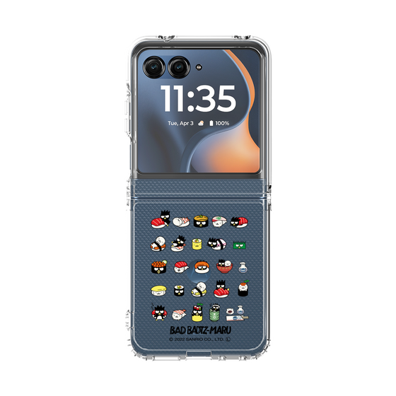 クリアケース［ バッドばつ丸 - 寿司デザイン ］