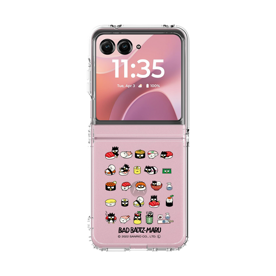 クリアケース［ バッドばつ丸 - 寿司デザイン ］