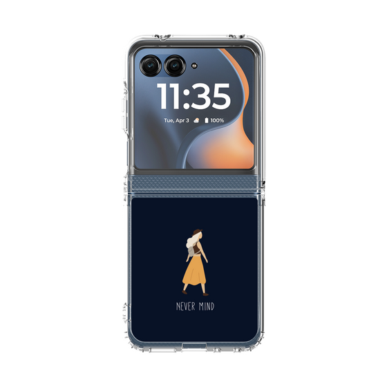 クリアケース［ Never Mind - Navy ］