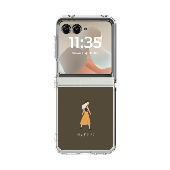 クリアケース［ Never Mind - Brown ］