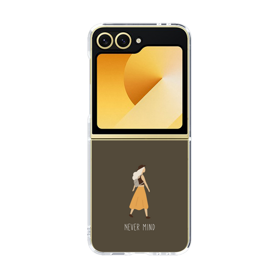 クリアケース［ Never Mind - Brown ］