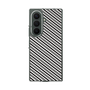 クリアケース［ Small Stripe - Gray × Black ］