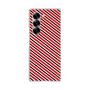 クリアケース［ Small Stripe - Red × Black ］
