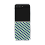 クリアケース［ Small Stripe - Navy × Green ］