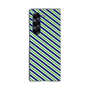 クリアケース［ Small Stripe - Navy × Green ］