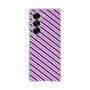 クリアケース［ Small Stripe - Purple × Pink ］