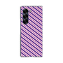 クリアケース［ Small Stripe - Purple × Pink ］