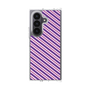 クリアケース［ Small Stripe - Purple × Pink ］