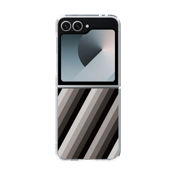 クリアケース［ Middle Stripe - Black ］