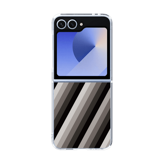 クリアケース［ Middle Stripe - Black ］