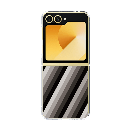 クリアケース［ Middle Stripe - Black ］