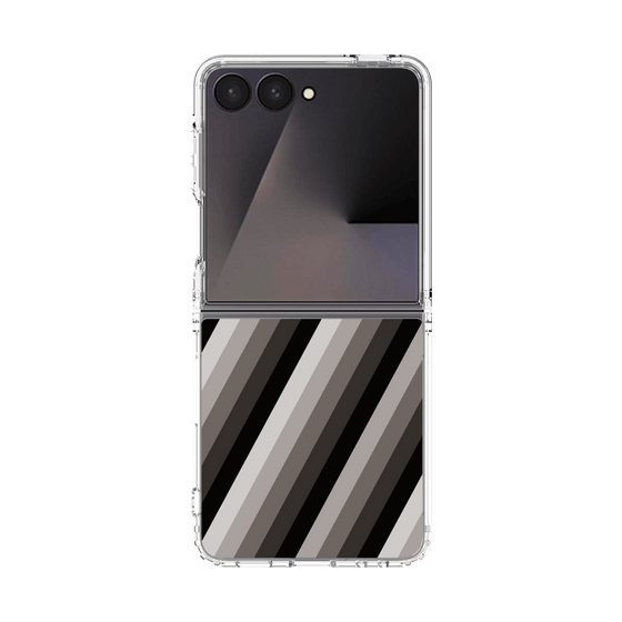 クリアケース［ Middle Stripe - Black ］