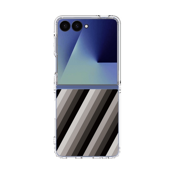 クリアケース［ Middle Stripe - Black ］