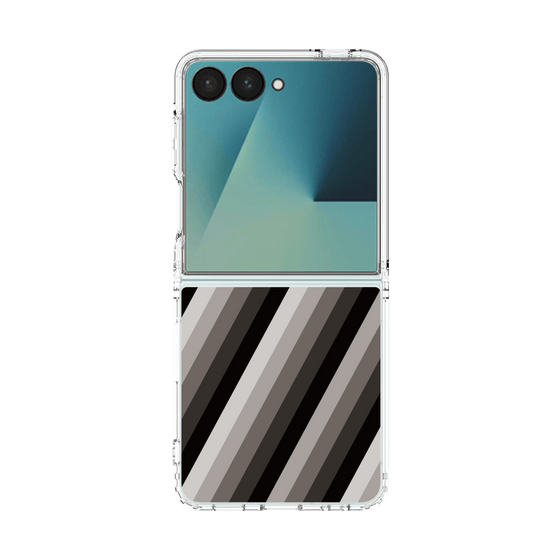 クリアケース［ Middle Stripe - Black ］