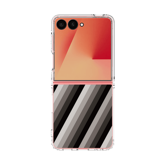 クリアケース［ Middle Stripe - Black ］