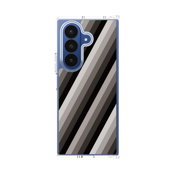 クリアケース［ Middle Stripe - Black ］