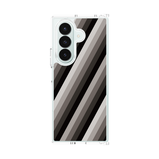 クリアケース［ Middle Stripe - Black ］