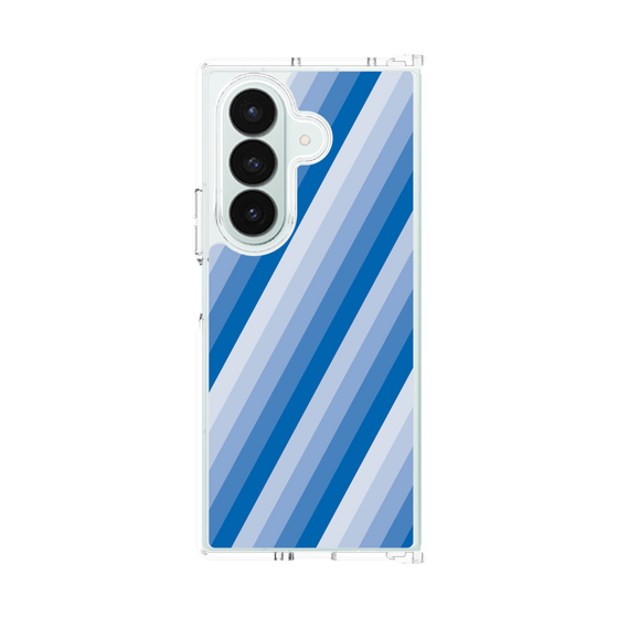 クリアケース［ Middle Stripe - Blue ］