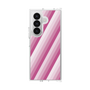 クリアケース［ Middle Stripe - Pink ］
