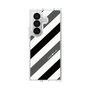クリアケース［ Big Stripe - Black × Gray ］