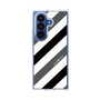 クリアケース［ Big Stripe - Black × Gray ］