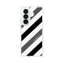 クリアケース［ Big Stripe - Black × Gray ］