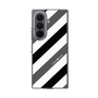 クリアケース［ Big Stripe - Black × Gray ］