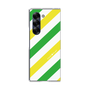 クリアケース［ Big Stripe - Green × Yellow ］