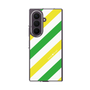クリアケース［ Big Stripe - Green × Yellow ］