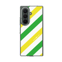 クリアケース［ Big Stripe - Green × Yellow ］