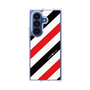 クリアケース［ Big Stripe - Red × Black ］
