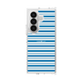 クリアケース［ Small Border - Blue ］