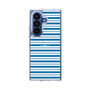 クリアケース［ Small Border - Blue ］
