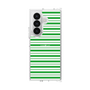 クリアケース［ Small Border - Green ］
