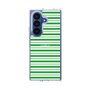 クリアケース［ Small Border - Green ］
