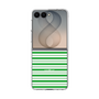 クリアケース［ Small Border - Green ］