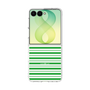 クリアケース［ Small Border - Green ］