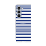 クリアケース［ Small Border - Navy ］